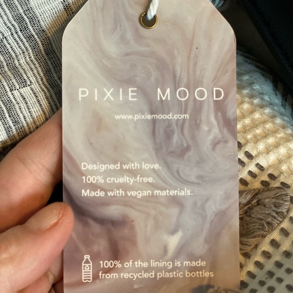 Pixie Mood vegan leather purse, black - Picture 3 of 8